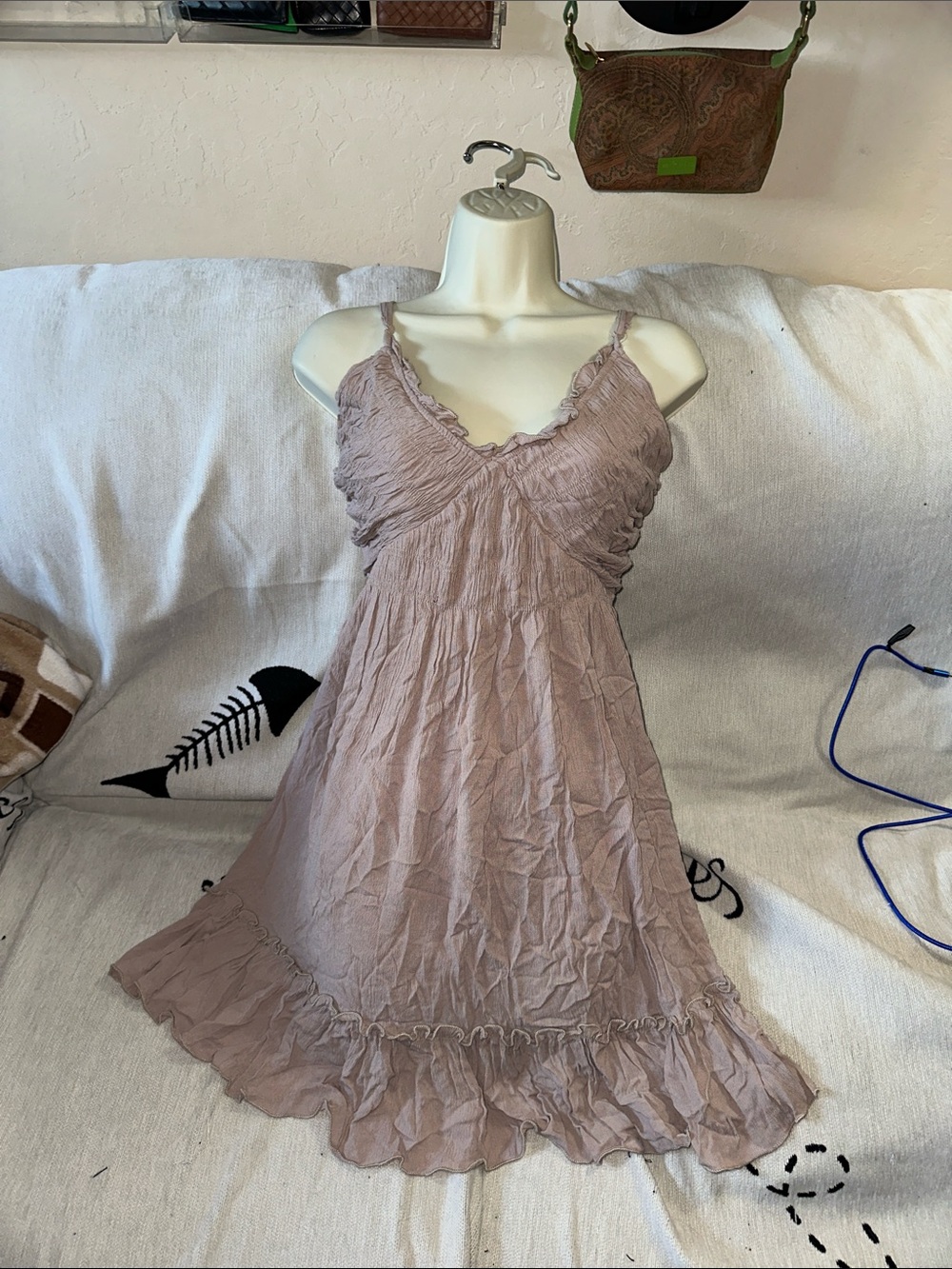 Wishlist Stevie dress light brown size small New